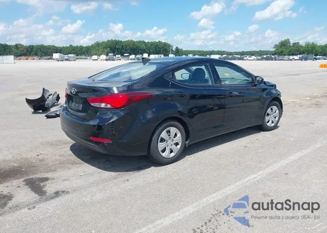 2016 Hyundai Elantra Se из США, поврежденный, VIN 5NPDH4AE9GH751719